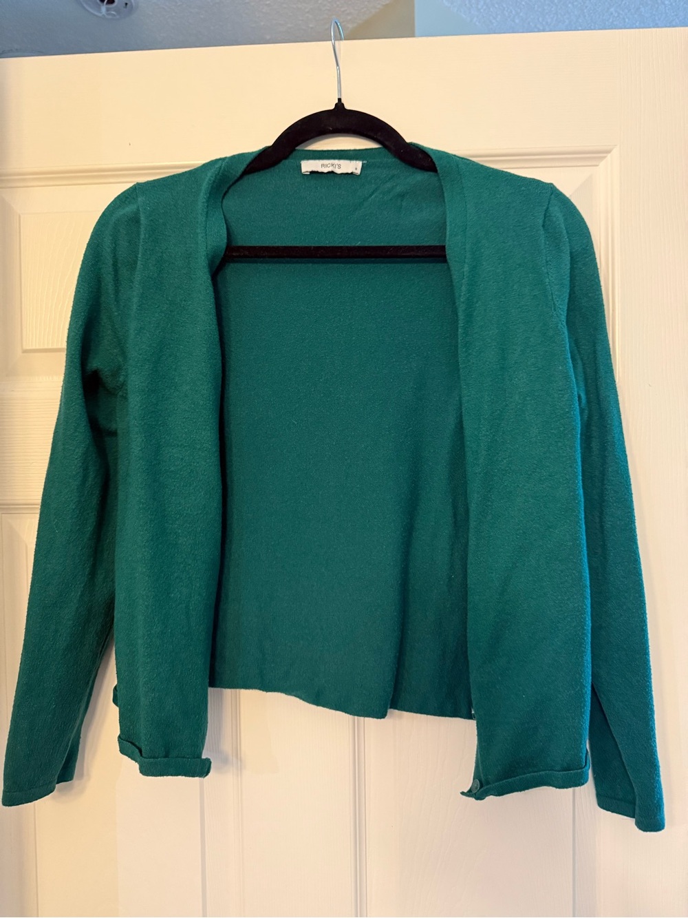 Ricki's Teal Open-Front Women's Cardigan Sweater